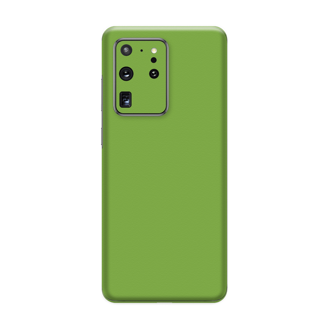 Samsung Galaxy S20 ULTRA Luxuria Lime Green Matt 3D Textured Skin Wrap Sticker Decal Cover Protector by EasySkinz | EasySkinz.com