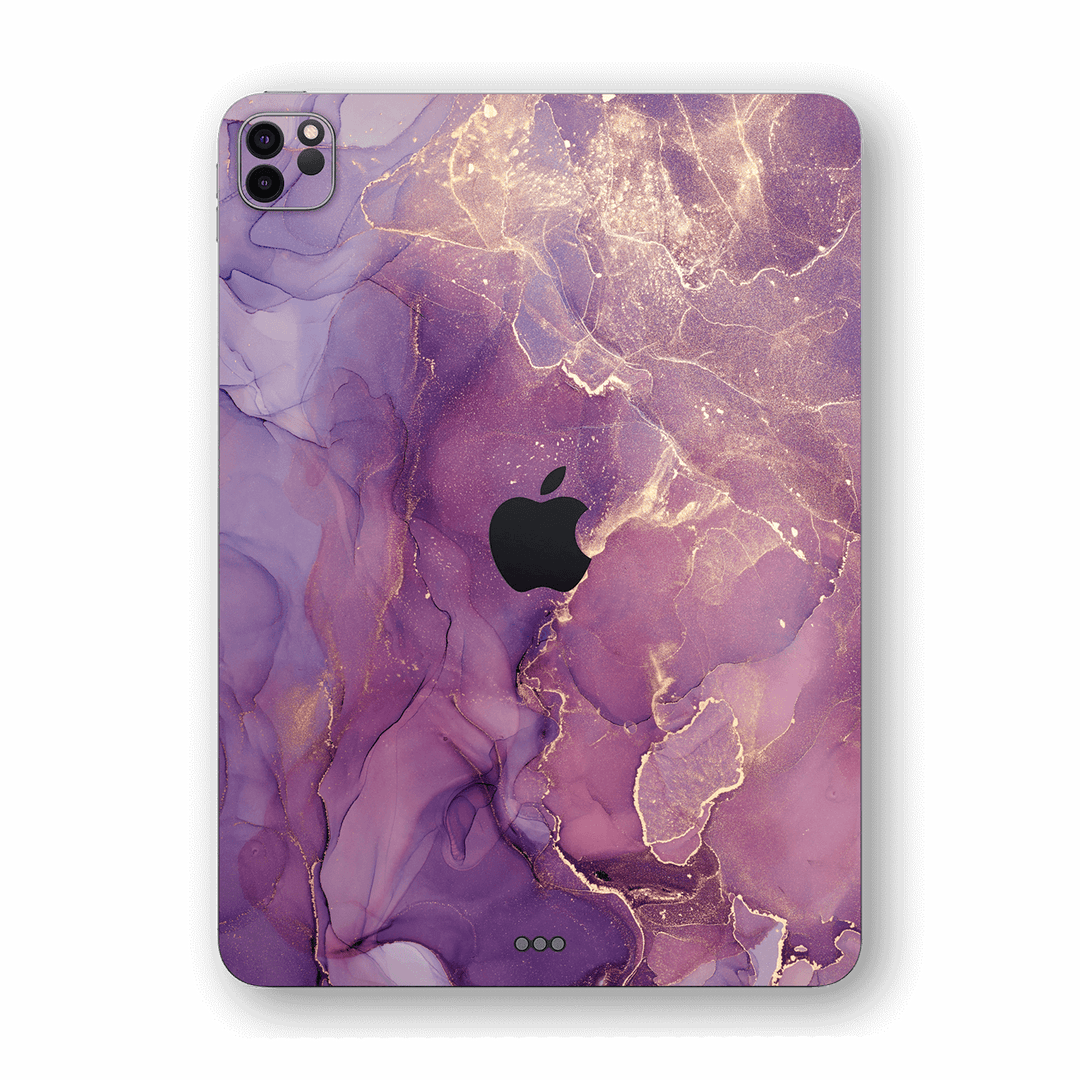 iPad PRO 11" (2020) SIGNATURE AGATE GEODE Purple-Gold Skin, Wrap, Decal, Protector, Cover by EasySkinz | EasySkinz.com