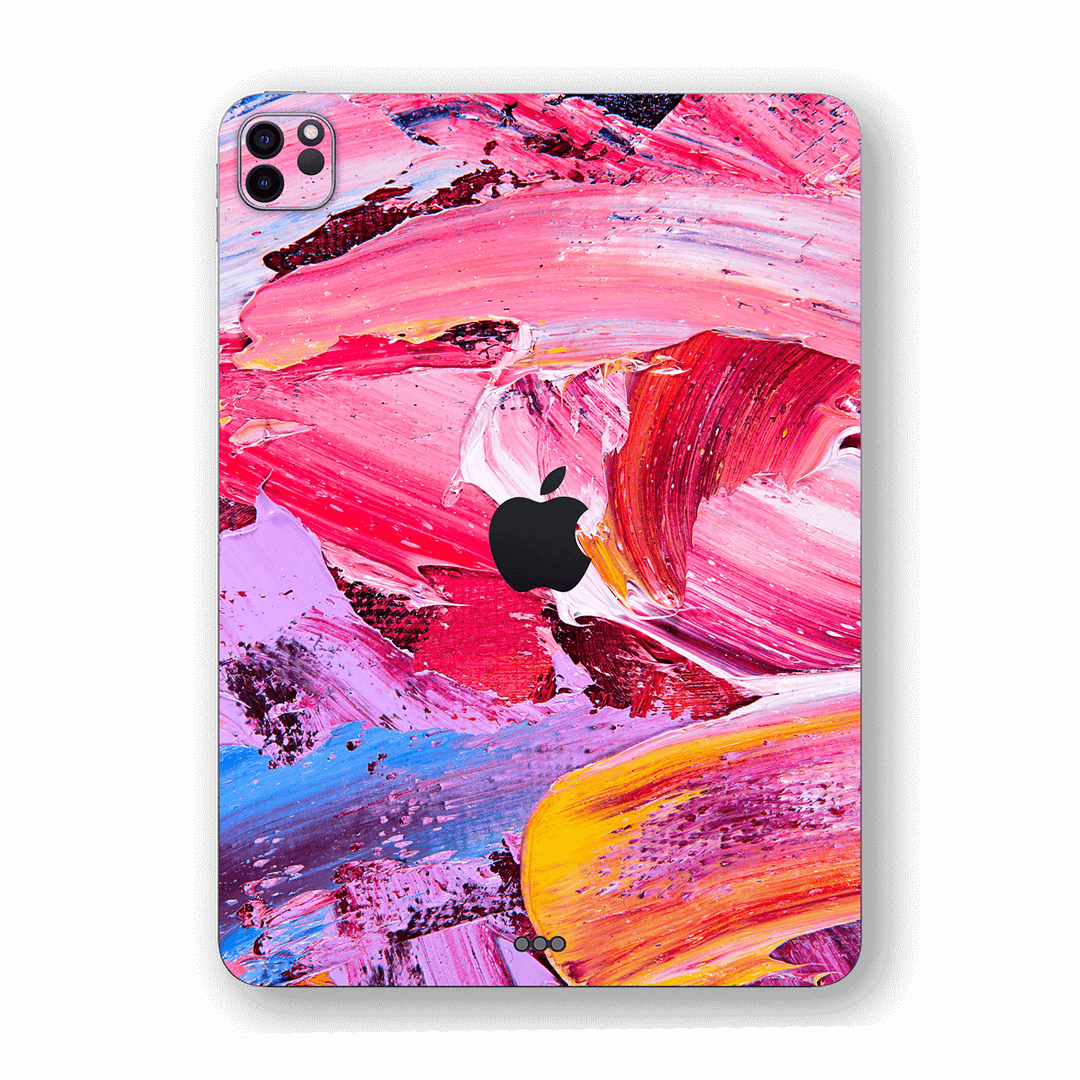 iPad PRO 12.9" (2020) Print Printed Custom SIGNATURE MULTICOLOURED Oil Painting Skin Wrap Sticker Decal Cover Protector by EasySkinz