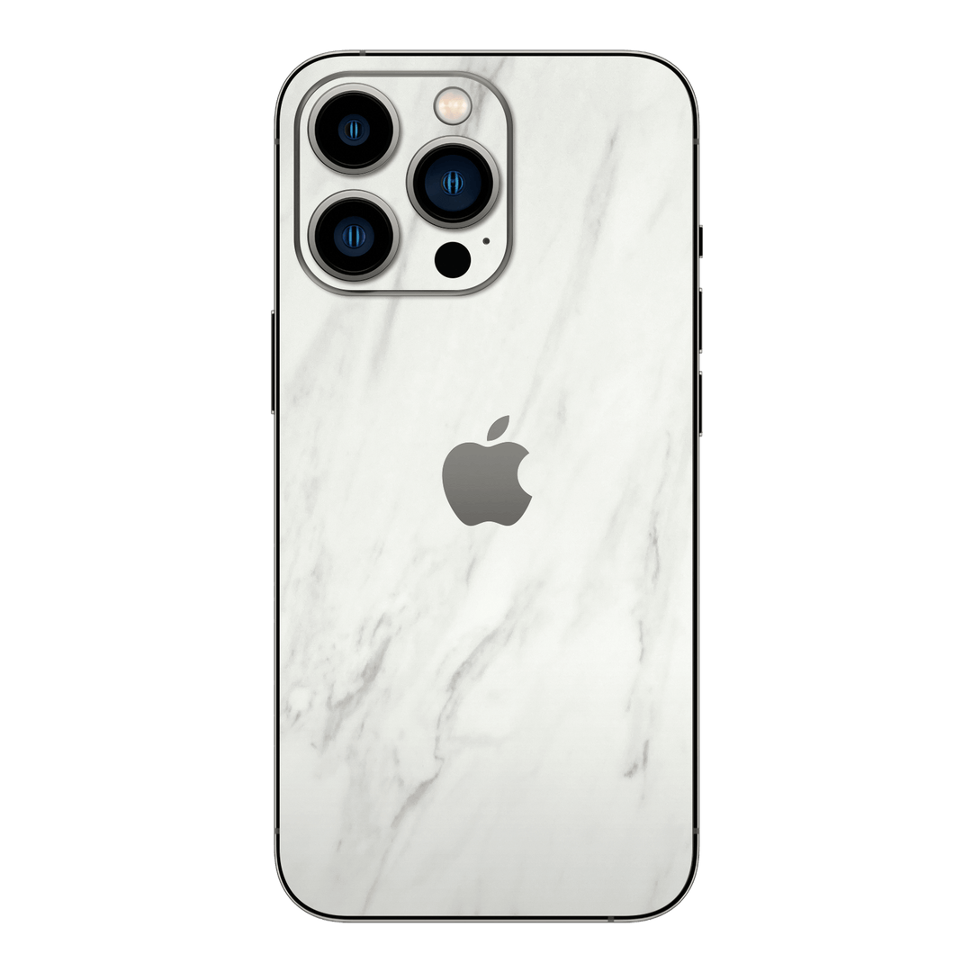 iPhone 13 Pro MAX Luxuria White Marble Stone Skin Wrap Sticker Decal Cover Protector by EasySkinz | EasySkinz.com